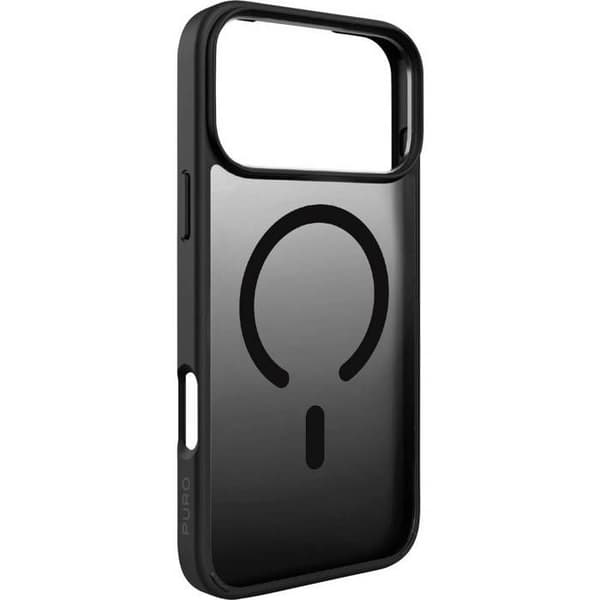 PURO Coque iPhone 17 Pro Max Gradient svart – Skyddshölje Svart