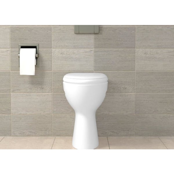 WC - toaletter Fischer - 567570 - WB 2 Fäste för WC och Bidet med golvfäste med vertikala hål, Nickel