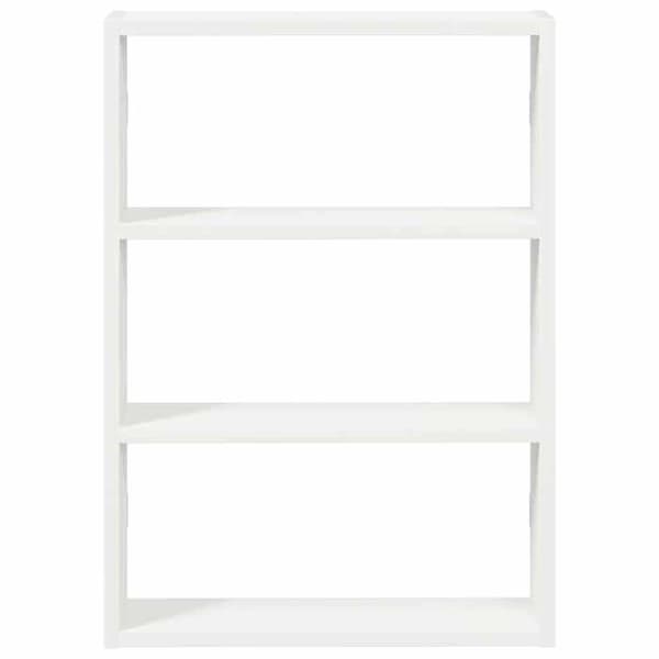 vidaXL Väggregal vit 43x9x60 cm ingenjörsträ 860049