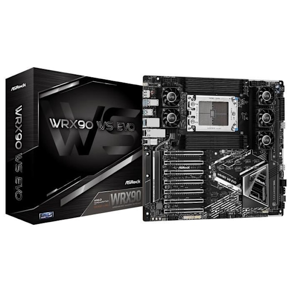 ASRock WRX90 WS EVO, AMD WRX90 moderkort - Sockel sTR5, DDR5