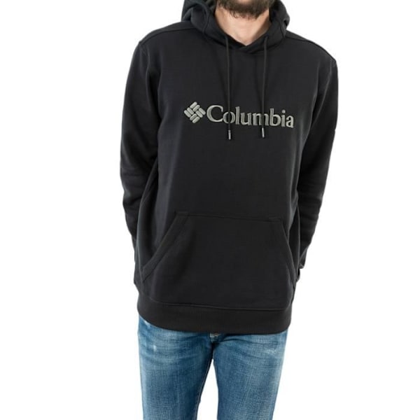 Sweat - COLUMBIA - CSC Basic Logo II - Svart - Långärmad - Huva Svart S