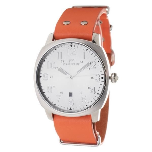 Klocka - Folli Follie - WT14T0015DNA - Kvarn - Läder - Silverfärgad - Ø 40 mm Silver