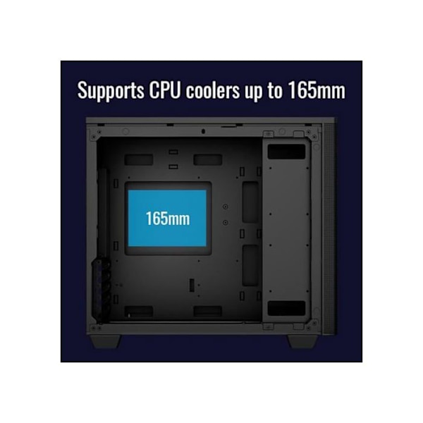 PC-chassi - AEROCOOL - Mini Stormfront v1 - MicroATX/MiniITX - Svart - Litet formfaktor