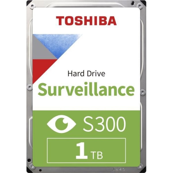 TOSHIBA BULK- S300 - CCTV-hårddiskar 1 TB - 5700 rpm - 128 MB - 24/7 - CMR