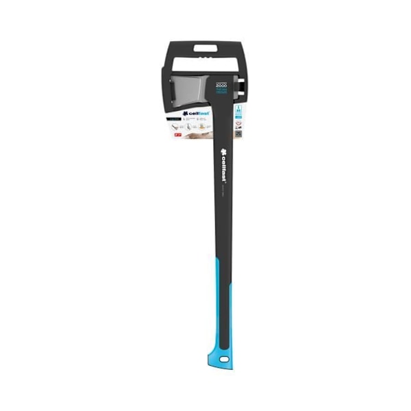 Klyvyxa - CELLFAST - C2000 ERGO - 74 cm - Härdat stål - Ergonomisk handtag i komposit Svart + turkos