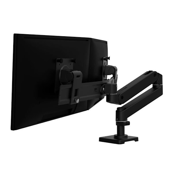 Monteringsstöd - ERGOTRON - LX Pro - För 2 skärmar upp till 27" - Svart - Justerbar höjd 33 cm