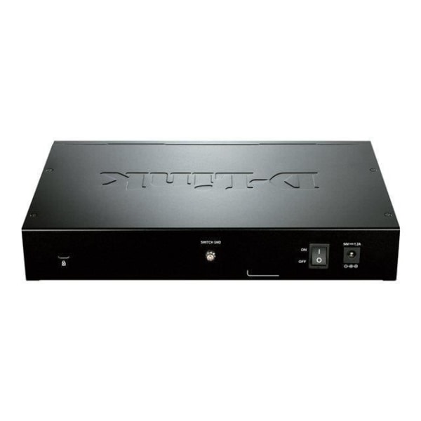 Switch - D-Link - DGS-1210-08P - 8 Gigabit-portar - PoE - Rackmonterbar