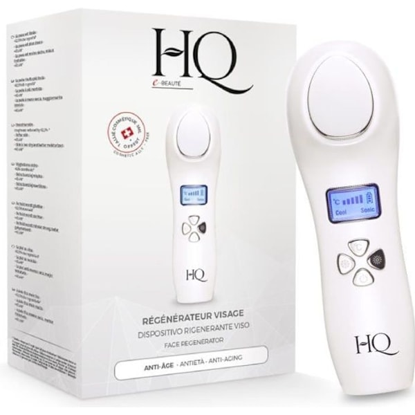 HQ anti-aging ansiktsföryngring - Trådlös - 800 mAh litiumbatteri - Vit