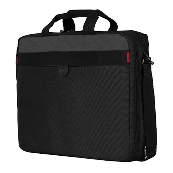 Sacoche - WENGER - Legacy double Slim - Svart - 17 tum - Slim design Svart