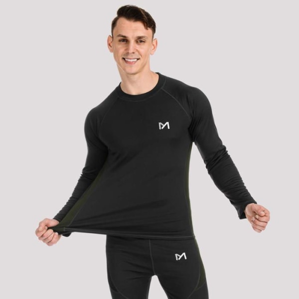 Kontaktuppgifter - underkläder set Meetyoo Thermounterwasche Set Herren Termiska underkläder set för män Grå jag