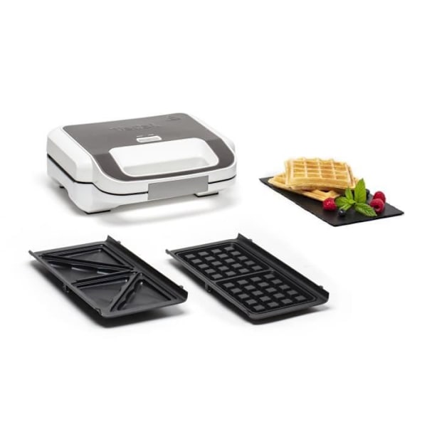 Våffelbryggare/smörgåsmakare Tefal SNACK XL 2 SET MED VÅFFEL & KROCK MONSIEUR PLATTOR 850 W SW701110