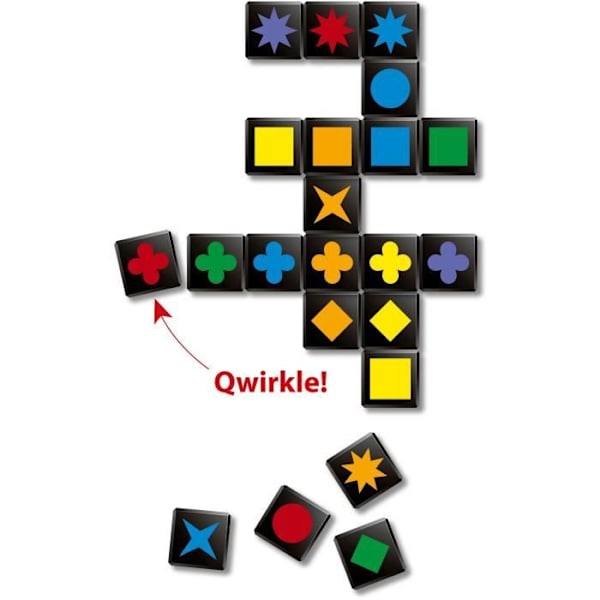 Iello - Qwirkle Travel Svart