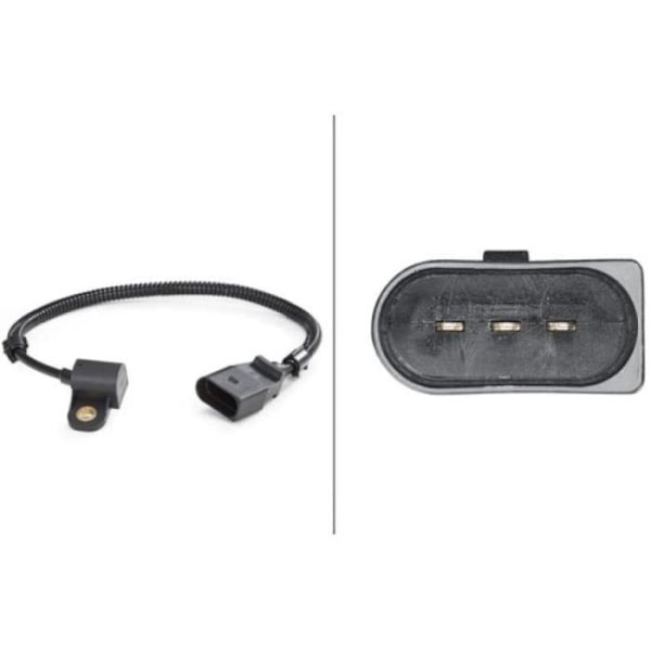 Sensor - HELLA - 6PU 012 681-051 - Kabel 260mm - Svart - Elektronik
