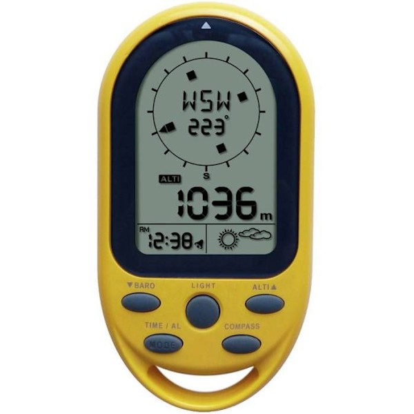 Elektronisk kompass - Technoline - EA 3050 - Gul/grå - Höjdmätare - Multisport
