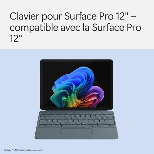 Tangentbord för Microsoft Surface Pro 12 tum - Ocean
