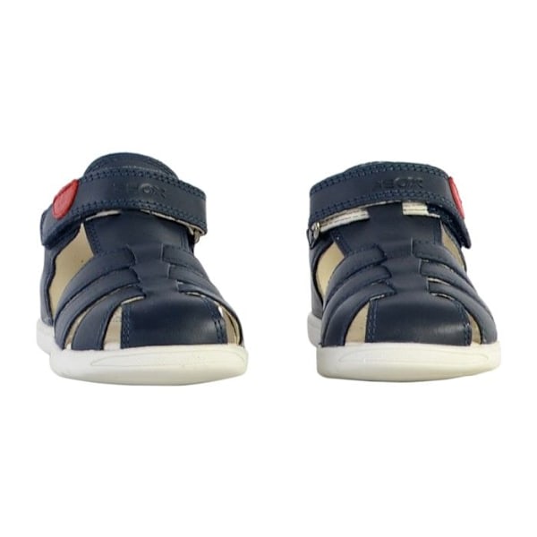 Sandaler Platta Läder Geox Macchia - Marin Marin 20