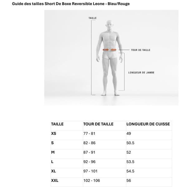 Kortboxer - LEONE 1947 - AB215 - Röd-Blå - Storlek S - Polyester Blå röd jag