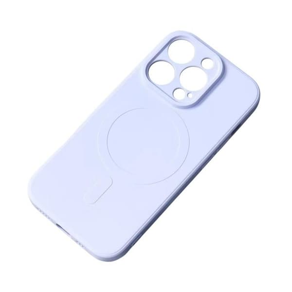 Siliconfodral med MagSafe för iPhone 15, blå