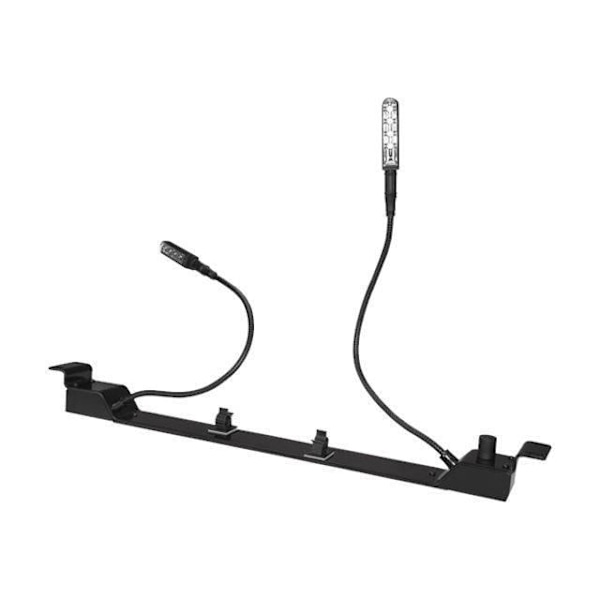 STARTECH 1U Dimbar LED Rack Light - Rackmonterad Light Kit - LED Light Sheet med flexibla armar