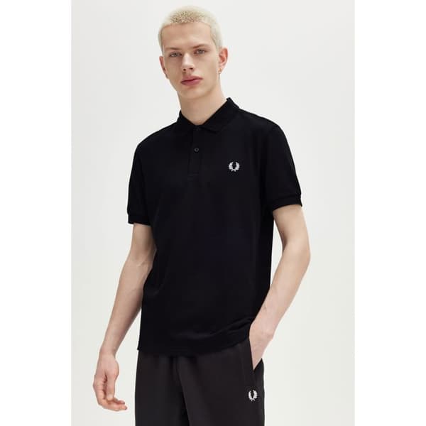 Polo Fred Perry Enkelt svart jag