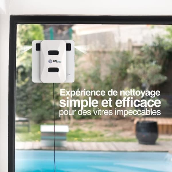 Fönsterputsrobot - EZICLEAN Windobot S5 Pro - 72 W - Vit Vit