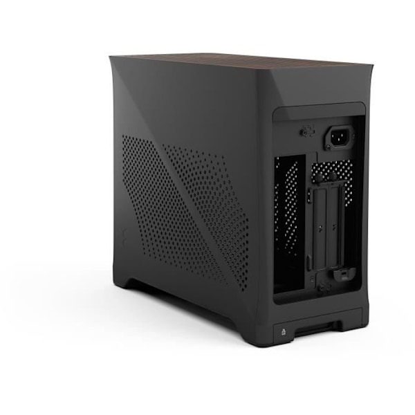 PC-fodral - FRACTAL DESIGN - Era 2 Charcoal - m-ITX, 2 120 mm fläktar, USB3.1 Typ C, PCIe 4.0 riser-kort