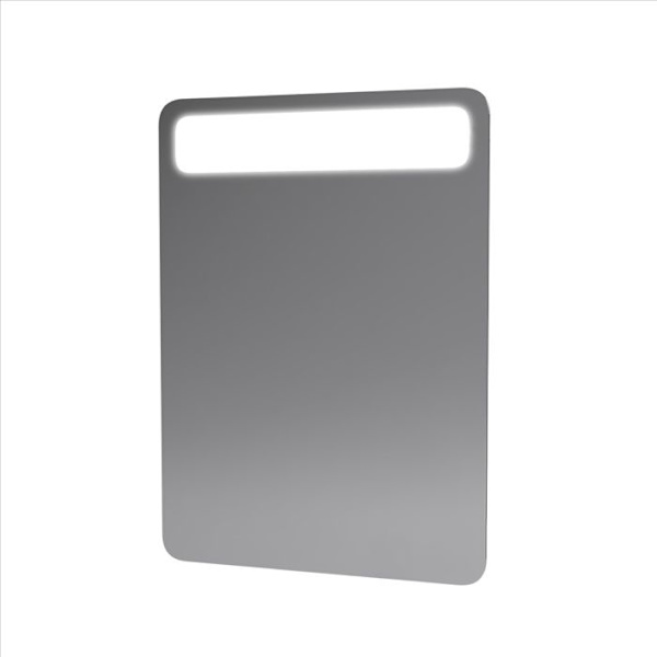 LED badrumsspegel med självlysande pannband - mått: 50x70x5cm - MOLN