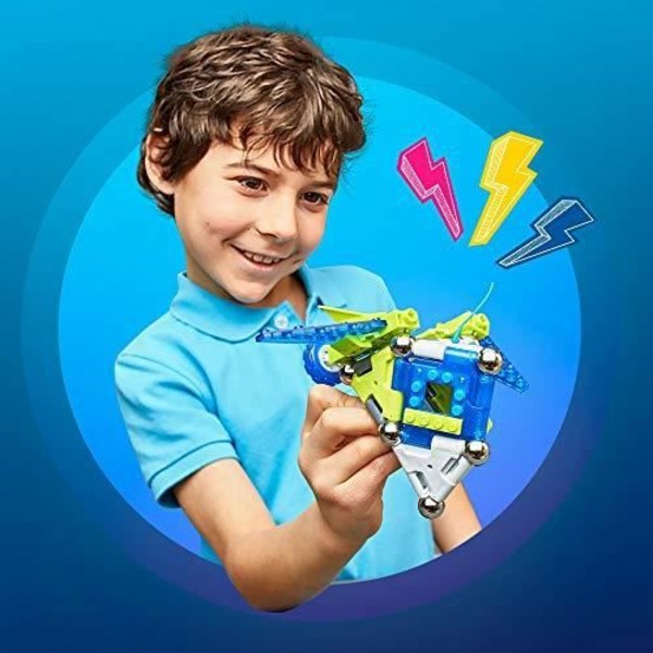 Mega Construx Magnext Wonder Builders Mag-raket 3-i-1, magnetiskt konstruktionsspel, 56 delar, för barn från 6 år, G GFF2