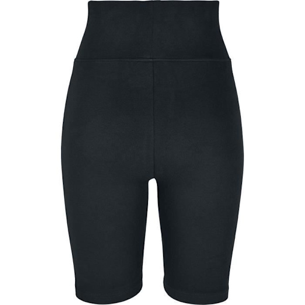 Kort Cyklist Dam - Urban Classics - Hög Midja - Paket med 2 - Svart/Vit - 95% Bomull Svart vit jag