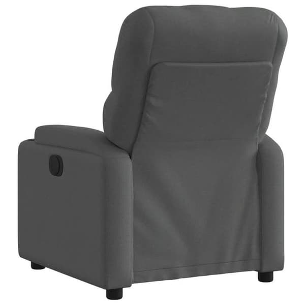 vidaXL Grå mörk tyg fåtölj 372480