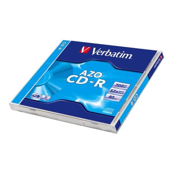 CD-R - VERBATIM - DataLifePlus - 700 Mo (80 min) - 48x - CD-fodral
