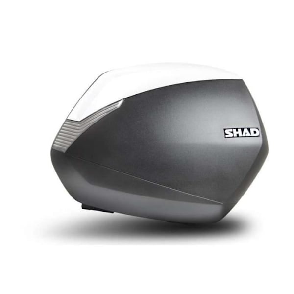 Målade huvar - Shad - SH36 - Kol, Vit, Titan, Mörkgrå - Universal - Motorcykel Kol, vit, titan, mörkgrå
