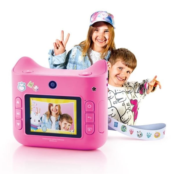 Instant Print Camera - Gabby och det magiska huset - Canal Toys - Gab 005 Rosa