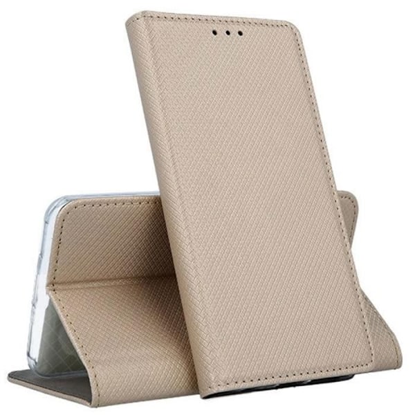 Etui Folio Bok Redmi 9A sidoflap färg guld