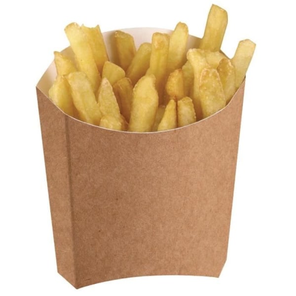 Engångs Kraft Chip Scoops Medium