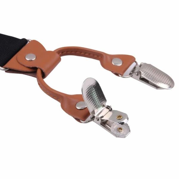 Breteller GUCHOL herr brun 70% polyester 30% elastan, 4 justerbara clips 47 tum brun