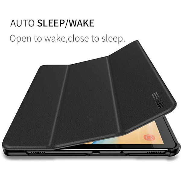 Wincal - Wincalie9ckzd0ny - Stötsäker Tabletfodral 10,5'', för Samsung Galaxy Tab S4, automatisk väckning/sömn.