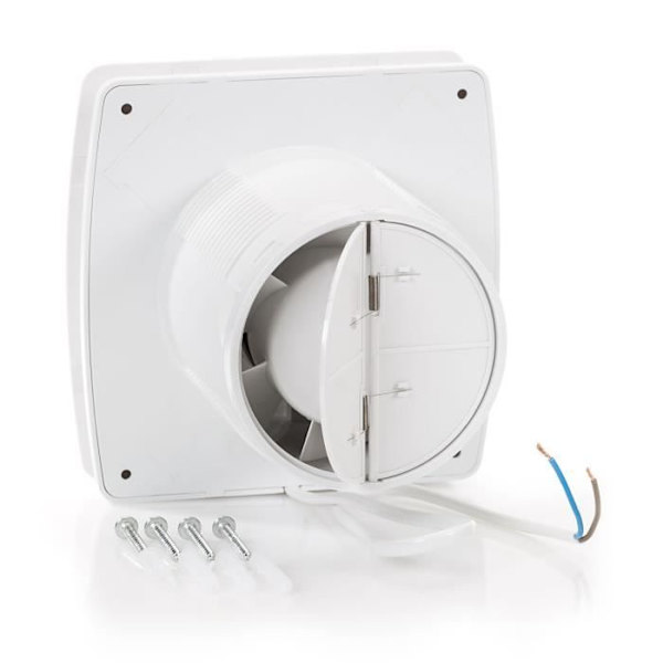 STERR - Tyst badrumsfläkt 100 mm / 4" – LFS100-Q