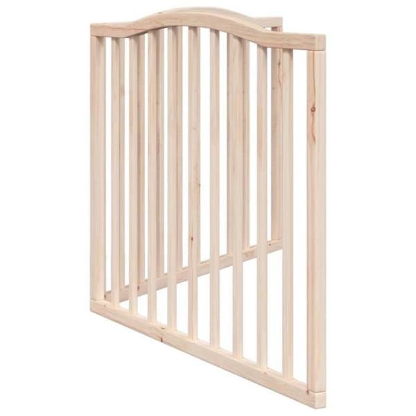 vidaXL Fällbar hundgrind 2 paneler 160 cm poppelträ 352208