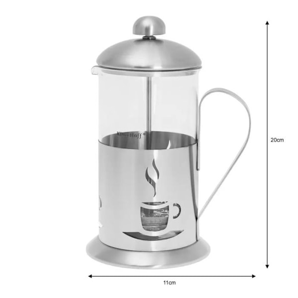 KINGHOFF KAFÉ/TE BREDARE MED TRYCK 600ml KH-4831