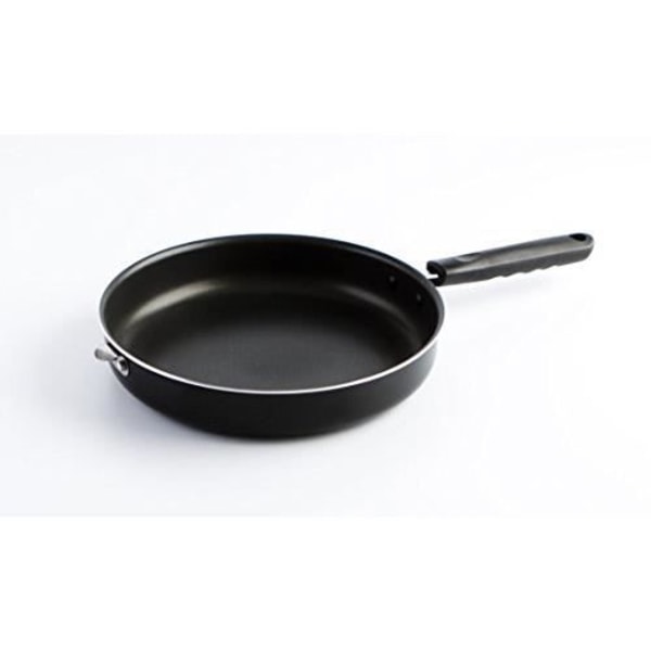Dubbeld stekpanna för Tortilla - QUID - Svart - 28 cm - Aluminium - Non-stick - Säkerhet Svart
