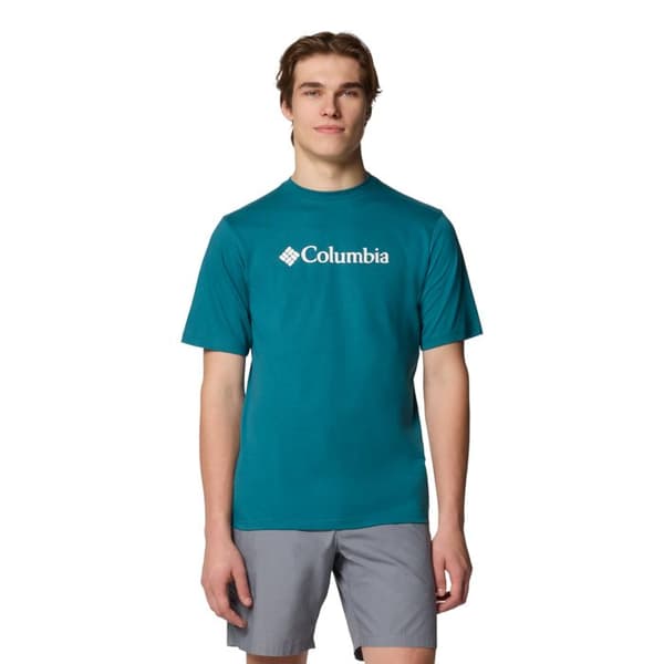 T-shirts Herr - Grön - Columbia CSC Basic Logo SS Tee Grön M