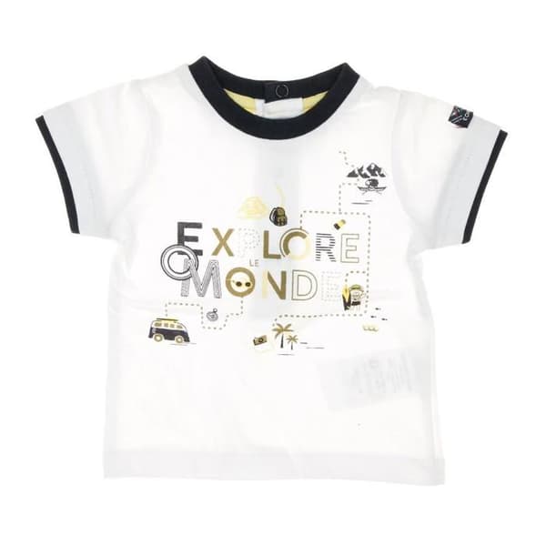 Vit T-shirt Kille EOM Zafio Vit 12 månader