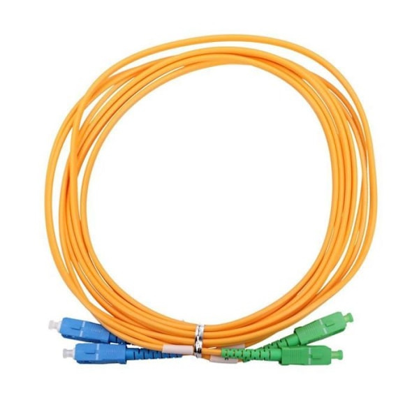Extralink - EX.31032 - SC/APC-SC/UPC | Patchkabel | Enkeltmode, Duplex, G657A1, 3 mm, 2 m