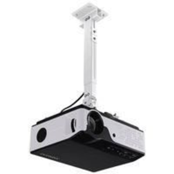 Stödplafond - OVERMAX - Takmontering - upp till 20 kg - Justerbar 43-65 cm - Lutning 25° Vit