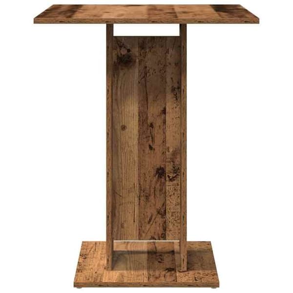 vidaXL Bistrobord gammalt trä 60x60x75 cm ingenjörsträ 856022