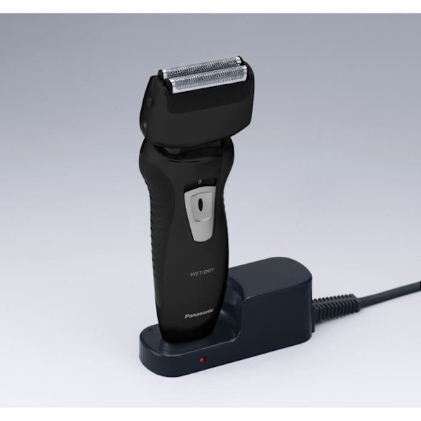 Panasonic ES-RW31-K503 Rakapparat för män 2 blad uppladdningsbar våt och torr, integrerad trimmer, ergonomisk, svart