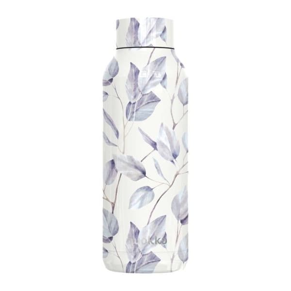 Isolerad flaska - Quokka - Solid - Rostfritt stål - 510 ml - Grå bukett grått blomsterarrangemang