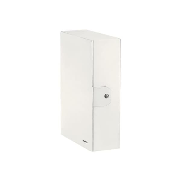 Leitz WOW Arkivbox 100 mm 250 x 350 mm för 1000 ark metallic vit