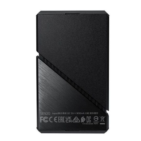 Extern SSD hårddisk Adata SE920 4 TB SSD extern hårddisk Svart